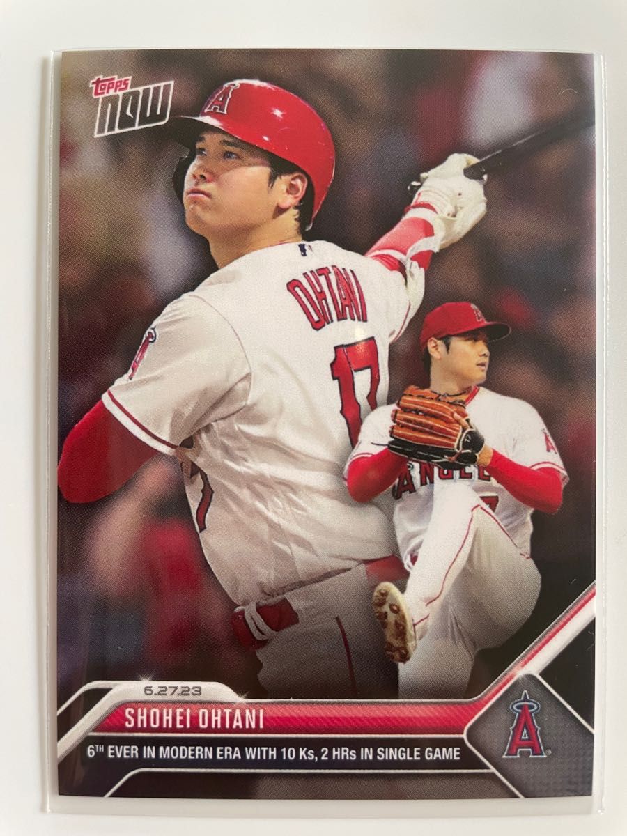 2023 Topps now 大谷翔平 エンゼルス 24時間 限定 カード #505 二刀流