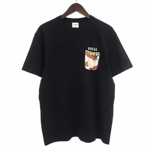 roial CALIFORNIA ハイビスカス アロハ ポケット 半袖 Tシャツ