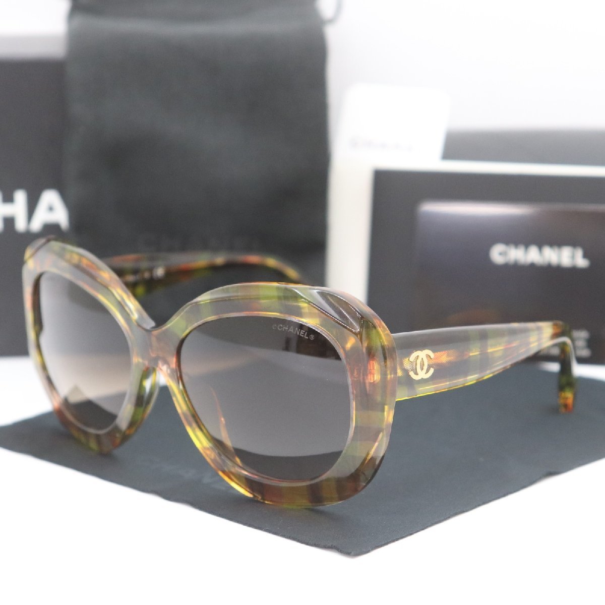 シャネル】本物 CHANEL サングラス ココマーク マトラッセ 0003 00