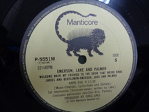 エマーソン・レイク＆パーマーEMERSON, LAKE & PALMER/ライヴ　レディース＆ジェントルメン LADIES AND GENTLEMEN●3LP_画像10