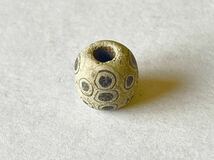 Glass Eye bead Western Asia Phoenicia c.6th-4th century B.C. D.1.0cm F_画像4