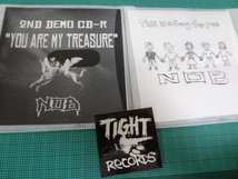 nob　デモ　CDR　demo　 tight record タイトレコード　pizza of death_画像2