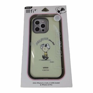 H8-444RZZ 未使用 SNOOPY スヌーピー ピーナッツ スマホケース iPhone 14Pro iPhone 13Pro 対応 IIIIfit