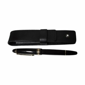 【中古品】 MONTBLANC モンブラン マイスターシュティック 14K 4810 レザーケース付 インクなし L47467RK