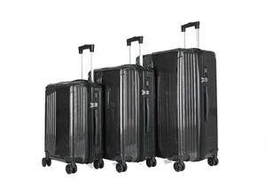 軽量Mサイズ　静音8輪　キャリーバッグ　スーツケース　キャリーケース 黒