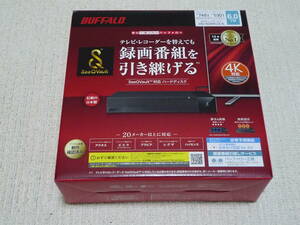 SeeQVault対応 6TB バッファロー BUFFALO HD-SQS6U3-A [外付けハードディスク USB 3.2 静音＆防振 ブラック]