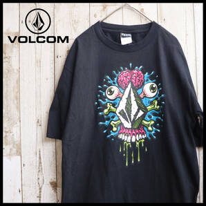 【USED】 ボルコム VOLCOM コラボ Tシャツ ゆるだぼ 90s USA 古着 M ( L相当 ) ☆送料無料☆の画像1