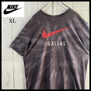 最終値下げ!! 【USED】ナイキ NIKE ビッグロゴ Tシャツ タイダイ 90's USA 古着 ゆるだぼ グレー XLサイズ ☆送料無料☆