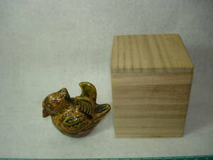 *[ excellent article .]*osidoli bird roasting thing incense case censer cover thing fragrance thing "hu" pot ... cover thing tea utensils Showa Retro antique aroma therapy rare article . decoration thing 