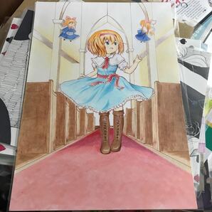 アリスマーガドロイドゆき手書きイラスト