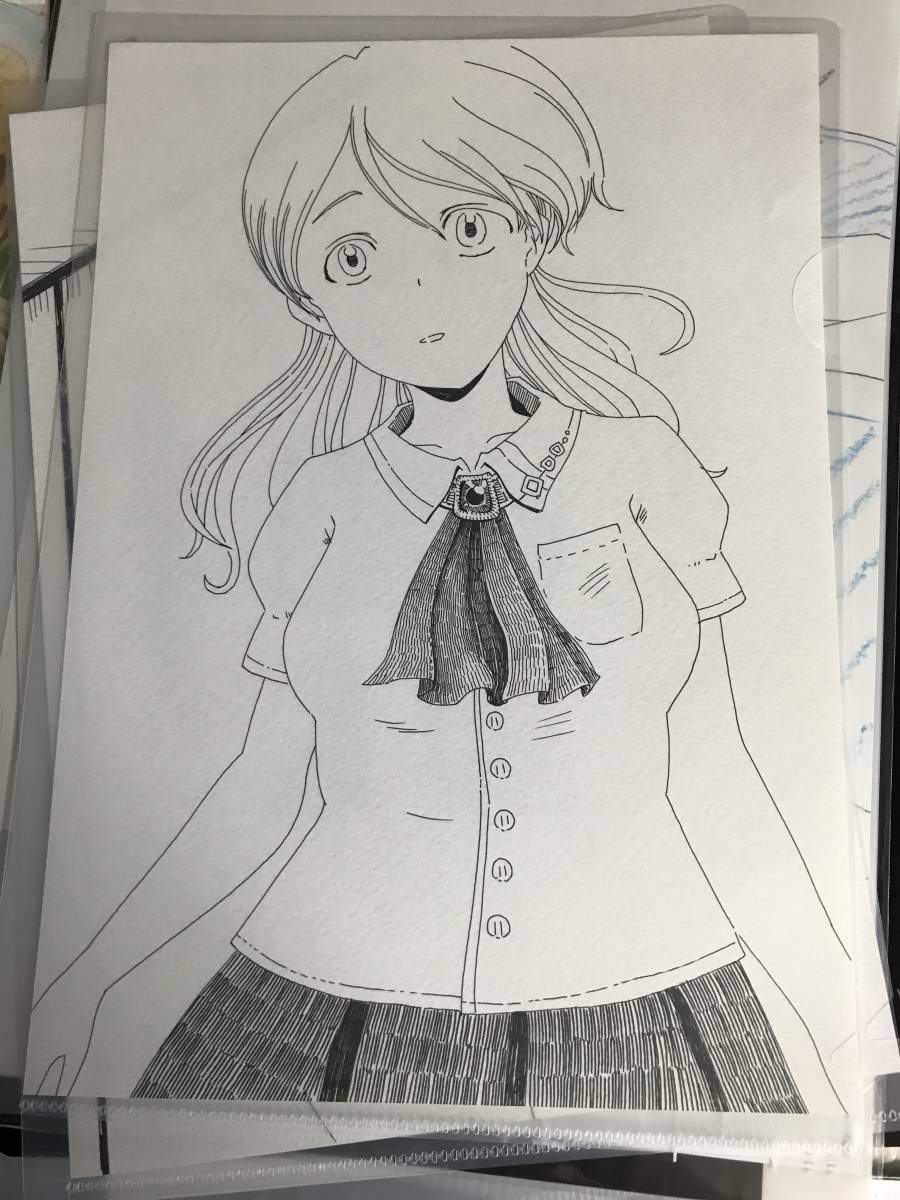 girl 11 handwritten illustration, comics, anime goods, hand drawn illustration