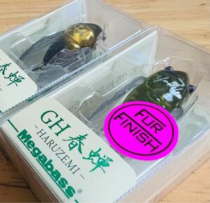 新品2個セット メガバス グレートハンティング GH 春蝉 HARUZEMI ハルゼミ FF カディスオリーブ