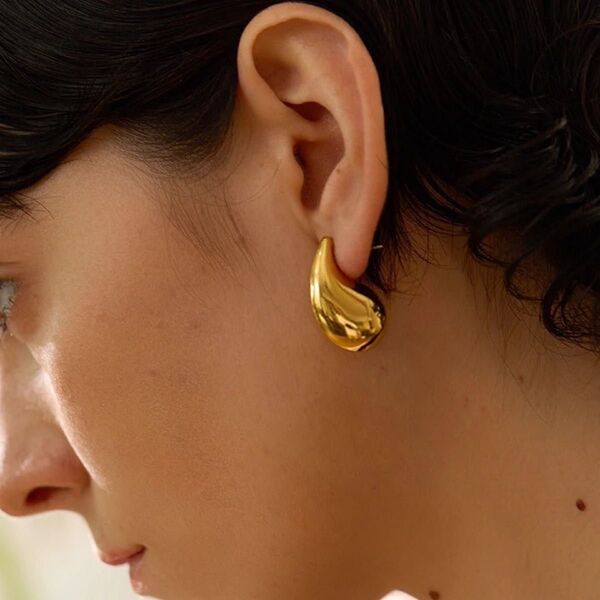 Over drop pierce gold No.1105