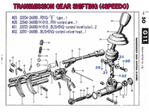 SUNNY B110/B210/B310 シフトレバーブッシュ set　新品　▽Jntj*_画像4