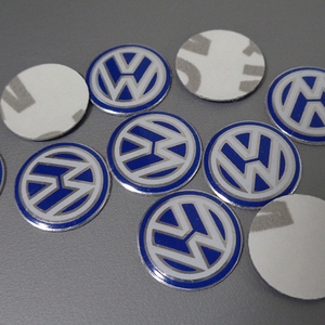 VW　ロゴステッカーBlue 　Key case 他に　 ▽Pntj **