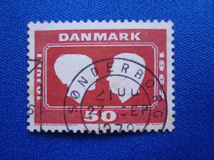 デンマーク切手　 1967年プリンセス マルグレーテの結婚　　　使用済