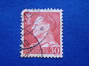 デンマーク切手　フレデリック王　使用済