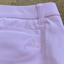 アディダス adidas 七分丈パンツ　ゴルフパンツ ゴルフウェア Mサイズ レディース ピンクgolf GOLF _画像7