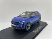 ノレブ 1/43 プジョー Peugeot 3008 GT Black Pack 2021 Vertigo Blue J04-04-160_画像1