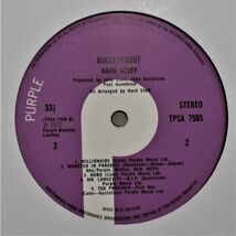 ☆彡 英國盤 Hard Stuff / Bulletproof [UK '72 ORIG Purple Records TPSA 7505] 1st 当時国内盤発売なし。UK HARD 名盤！EX/ATMIC ROOSTER_画像4