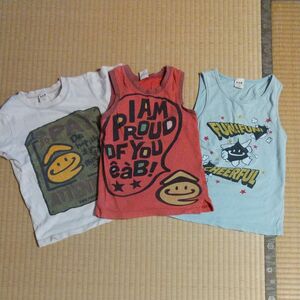 エーアーベー eaB 半袖Tシャツ KIDS タンクトップ BEBE ベベ 120 130