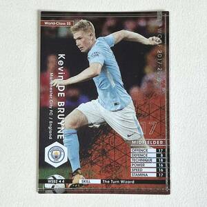 ♪♪WCCF 17-18 WSS ケビン・デ・ブライネ Kevin De Bruyne Manchester City ♪三点落札で普通郵便送料無料♪