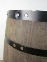 【出品は1台】 SAPPORO 木樽 タル 30cm×42cm インテリア アンティーク　No.2_画像5