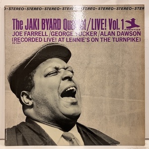 ■即決 Jaki Byard Quartet / Live Vol1 prst7419 j37943 米オリジナル、紺右Trident Stereo ジャッキー・バイアード