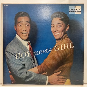 ■即決 VOCAL Carmen McRae Sammy Davis jr / Boy Meets Girl dl8490 jv4995 米オリジナル、黒銀Dg Mono カーメン・マクレエ