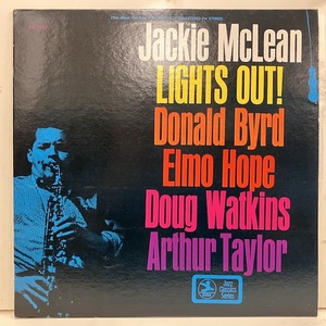 ■即決 JAZZ Jackie McLean / Lights Out prst7757 j38090 米盤、LW Vangelder刻印 ジャッキー・マクリーン