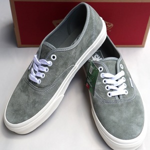 26.5cm Vans AUTHENTIC オーセンティック Pig Suede Shadow バンズ スニーカー セージグリーン色 US8.5