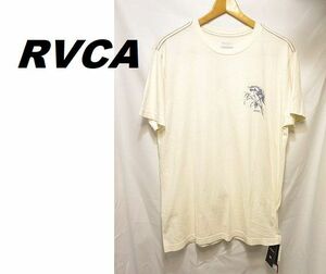 新品 RVCA BEN HORTON ISLAND Ｔシャツ ルーカ プリントＴシャツ ナチュラルＭ ルカ スケボー サーフ スケートボーディング 鳥 オウム