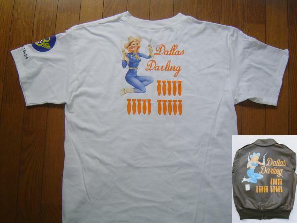 フライトジャケット Tシャツ Dallas Darling 　　　　001