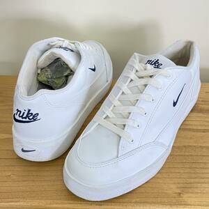 Dead Stock 2002 NIKE LA Plage TENNIS スニーカー US11 28cm レザー ホワイト ナイキ テニス シューズ スウォッシュ 刺繍 ヴィンテージ