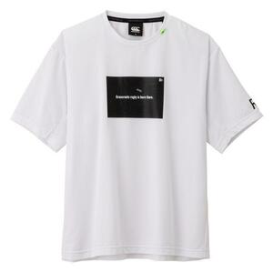 カンタベリー ワークアウトビッグティ(メンズ) M ホワイト #RP33110-10 WORKOUT BIG TEE CANTERBURY 新品 未使用