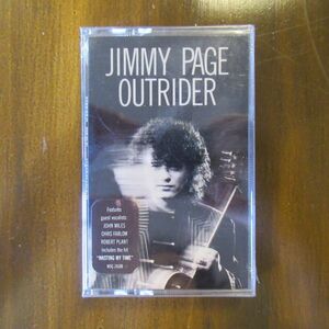 ROCK カセットテープ/US版/未開封/Hypeステッカー/Jimmy Page - Outrider/A-10729