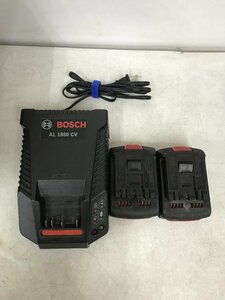 【中古品】BOSCH リチウムイオンバッテリ用充電器 AL1860CV/リチウムイオンバッテリ 18V3.0Ah/2.6Ah　ITEYFHP77XIO