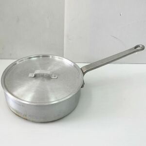  aluminium stockpot 30cm W300×D300×H110 aluminium saucepan single-handled pot stockpot saucepan SENDA cookware kitchen small articles store articles business use 5071163