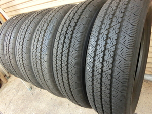 ★ 205/70R17.5 115/113 ★ 6本セット!! ★ ブリヂストン ★ V-STEEL RIB 265　残溝9㎜　　2018年製　205/70/17.5　205/70-17.5