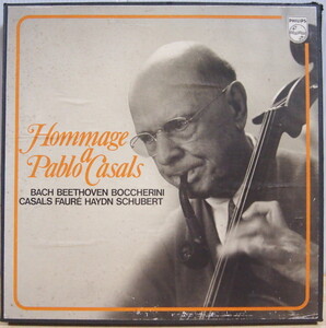 即決 39999円 LP 7枚組ボックス 蘭盤 HOMMAGE A PABLO CASALS パブロ・カザルス BACH BEETHOVEN BOCCHERINI CASALS FAURE HAYDN SCHUBERT