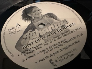 12”★Rihanna / Best Of Pon De Remixes / Album Sampler / R&B ！