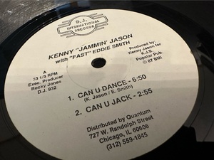 12”★Kenny Jammin Jason With Fast Eddie Smith / Can U Dance / シカゴ・ハウス・クラシック！