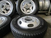 送料無料　スタッドレス　195/75R15　BS　W979　18～19年　三菱キャンター　ふそう　NT450　KWC15×5J　115-8　5穴　両面再塗装　6本セット_画像3