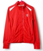 新品 PUMA × Ferrari プーマ フェラーリ トラックジャケット S レディース ジャージ レッド _画像2