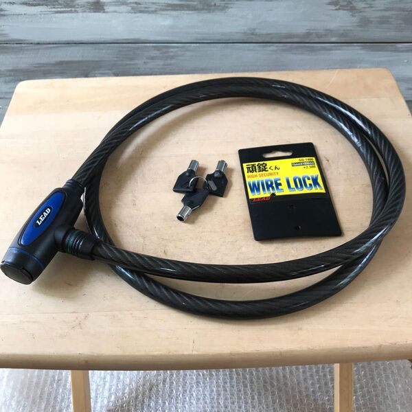 WIRE LOCK 頑錠くん バイクロック オートバイ盗難防止 ワイヤーロック