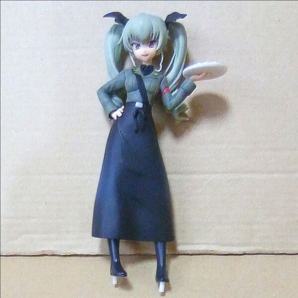ガールズ&パンツァー 劇場版 プレミアムフィギュア アンチョビ(ジャンク品)