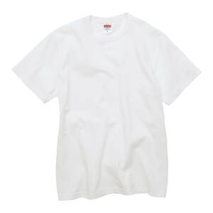 United Athle ユナイテッドアスレ 04210 6.0オンス オープンエンド バインダーネック Tシャツ ホワイト XXLサイズ 新品 送料無料