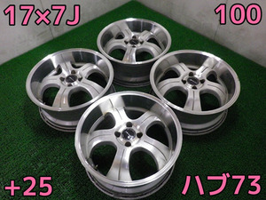 CO-27♪Stich Precious♪シュティッヒ♪プレシャス♪深リム♪PCD100/4H/17×7J/+25/ハブ73♪即発送いたします♪店頭手渡し大歓迎♪