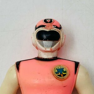 難あり中古品 超新星フラッシュマン ソフビ ピンクフラッシュ