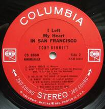 ◆ TONY BENNETT / I Left My Heart in San Francisco ◆ Columbia CS 8669 (2eye) ◆ V_画像4